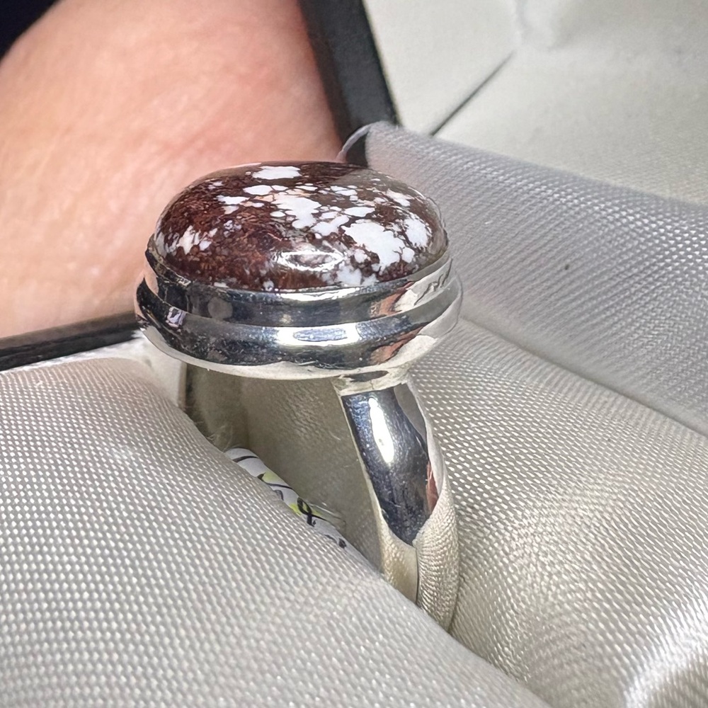 Ring Wild Horse Turquoise 925 Sterling Silver Unisex - Picture 3 of 6